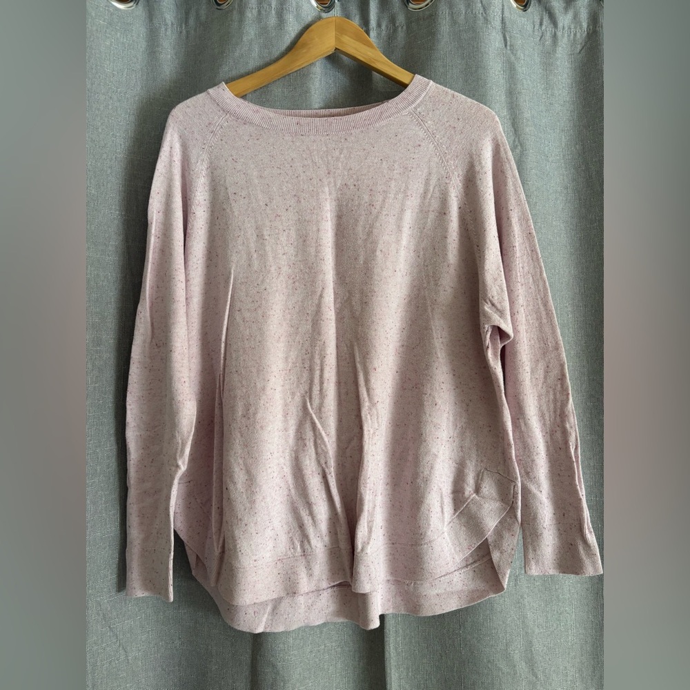 Loft Pink Spotted Thin Cute Sweater